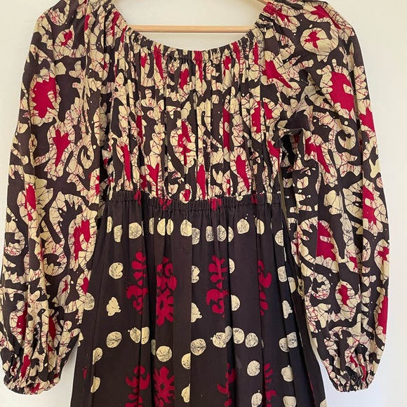 Dresses & Skirts - Vintage 70s Hippie Chic Maxi Dress